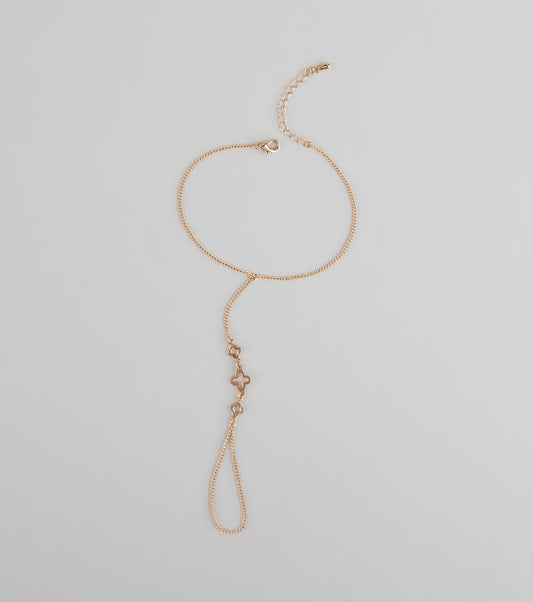 Dainty Glam Hand Chain