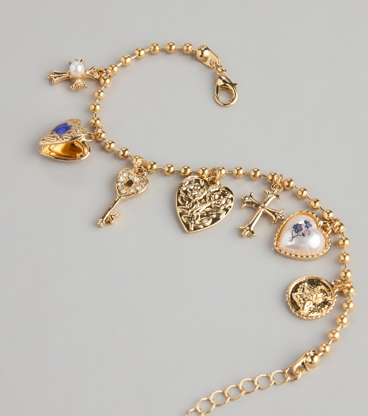 Forever Yours Vintage Charm Bracelet