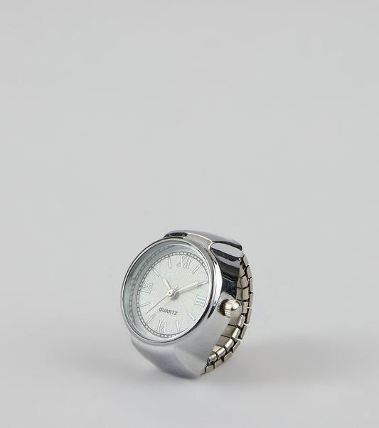 Clocked In Cute Watch Ring