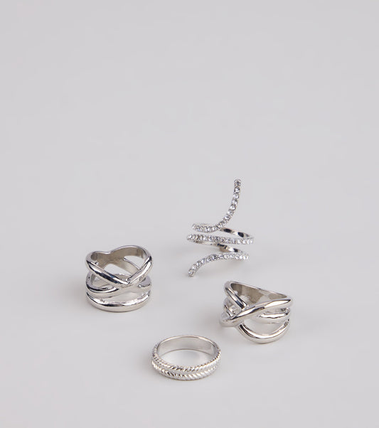 Stacked To Perfection Ring Set