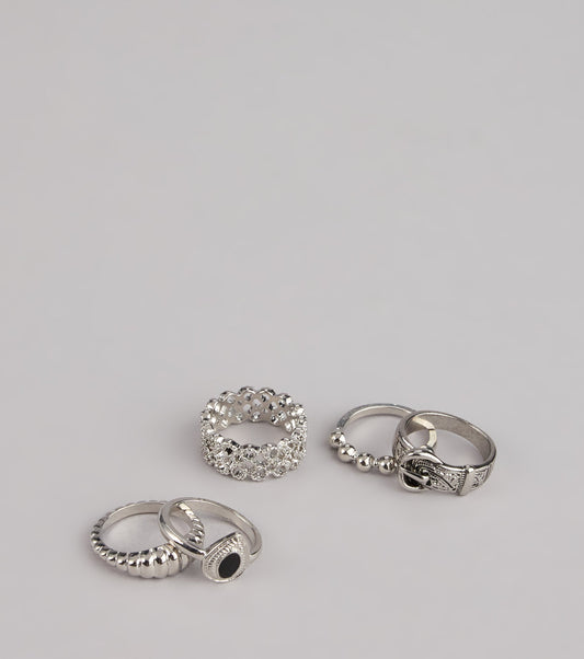 Western Charm Ring Set