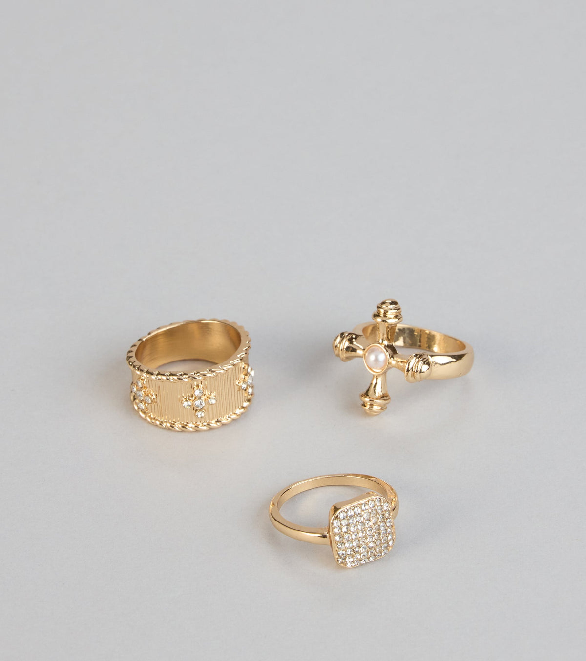 Heavenly Glow Ring Trio