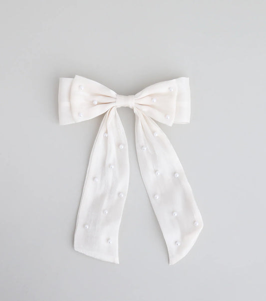Tied With a Pearl Hair Bow