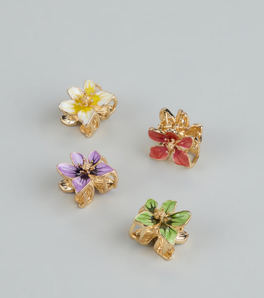 Bloom Baby Flower Claw Clip Set