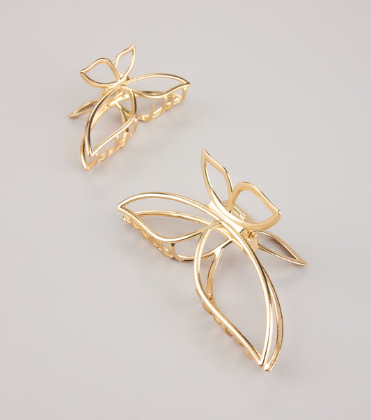 Winged Grace Butterfly Two Pack Hair Clips