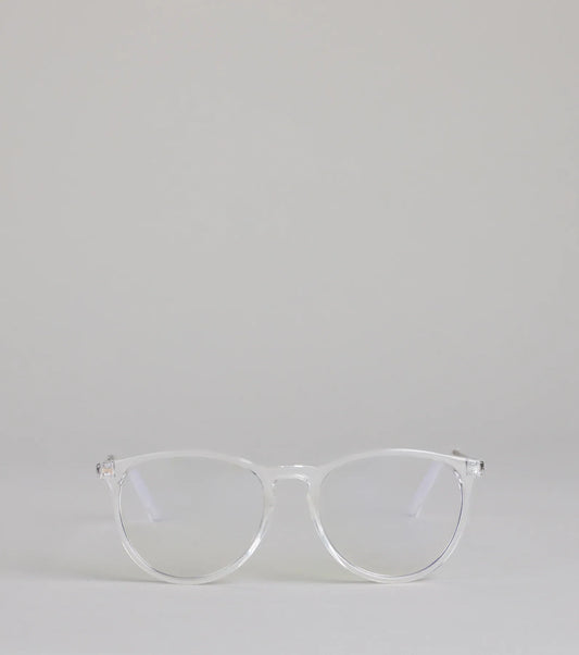 Smart And Stylish Clear Blue Light Glasses