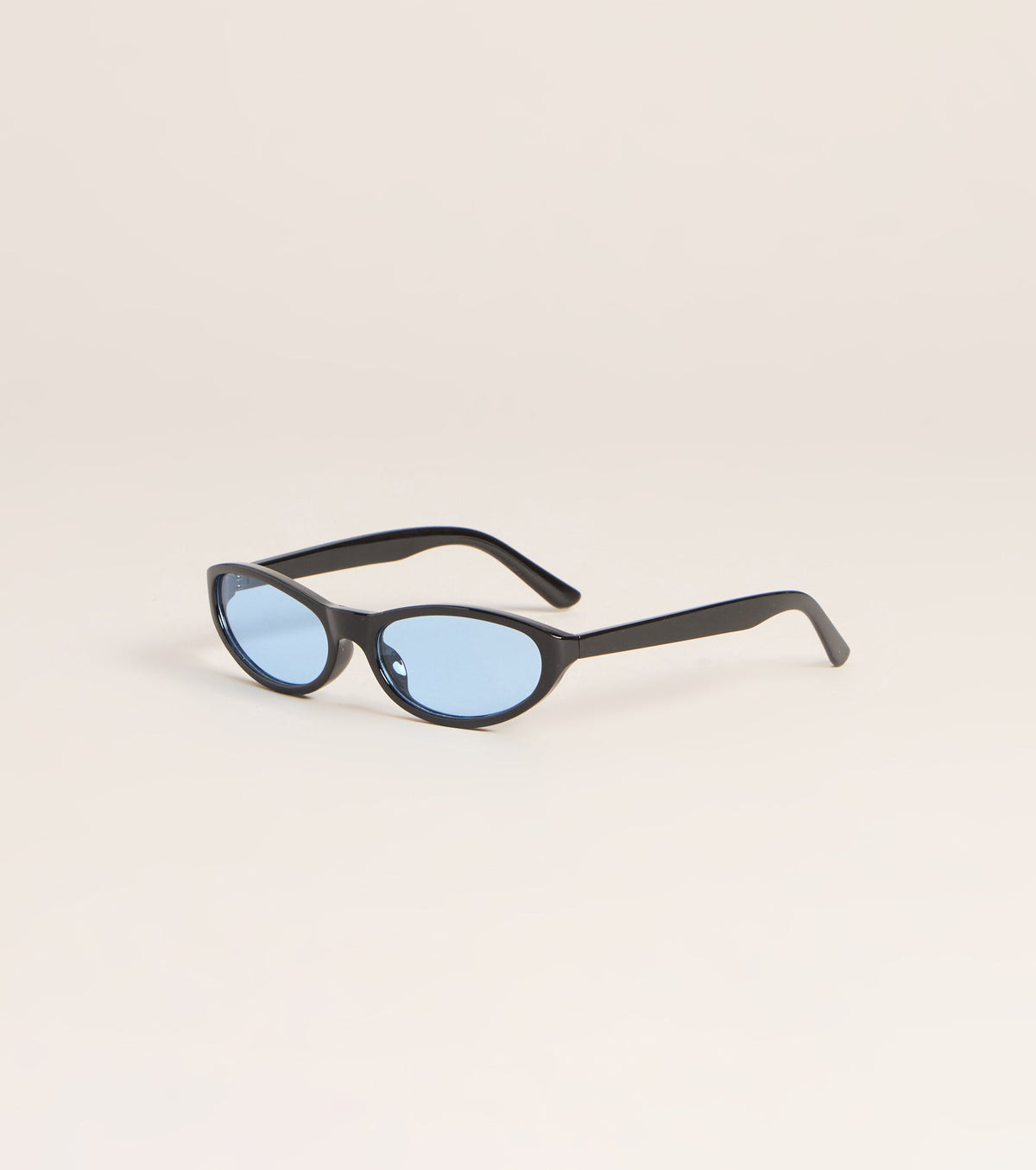 Minimalist Sleek Oval Sunglasses
