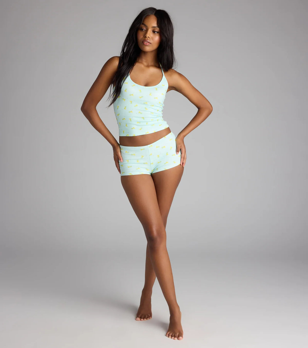 Sippin’ Pretty Margarita Print Pajama Shorts