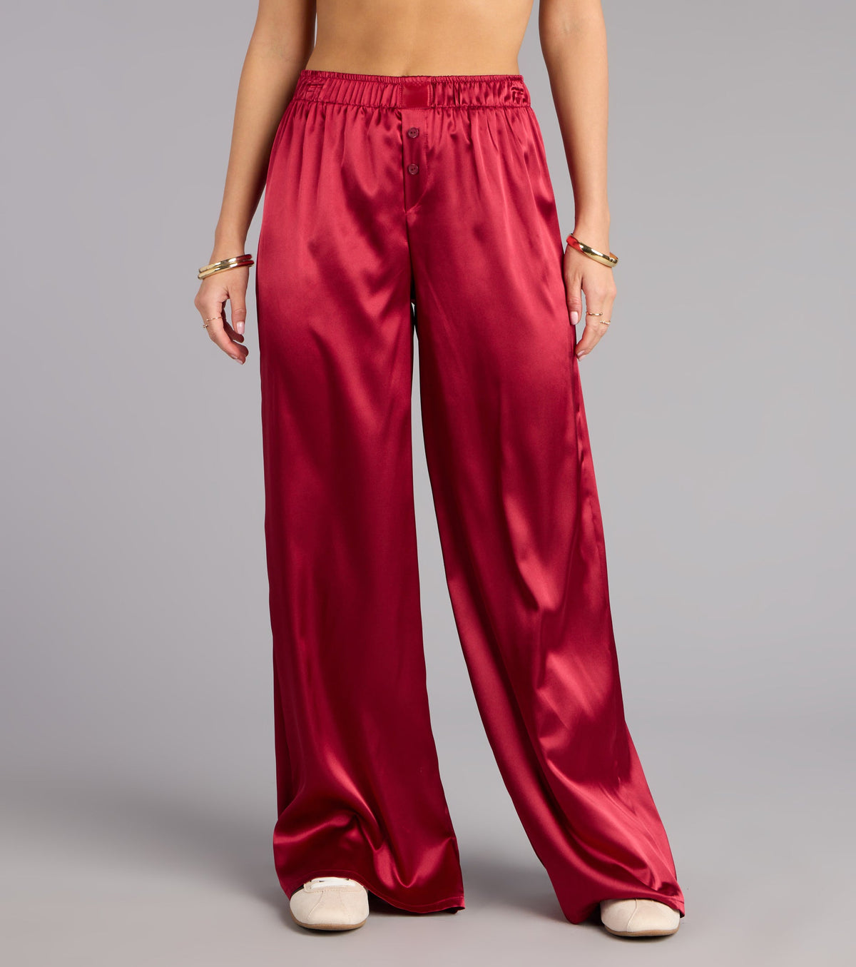 Pillow Talk Satin Pajama Pants