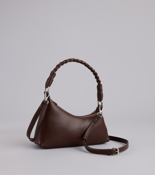 Carried Away Braided Strap Shoulder Bag