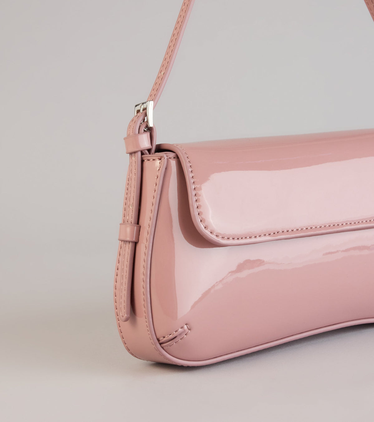 Talk Glossy to Me Patent Shoulder Bag