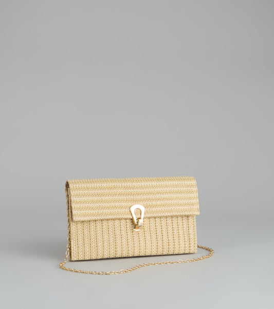 Vacation Mode Straw Clutch