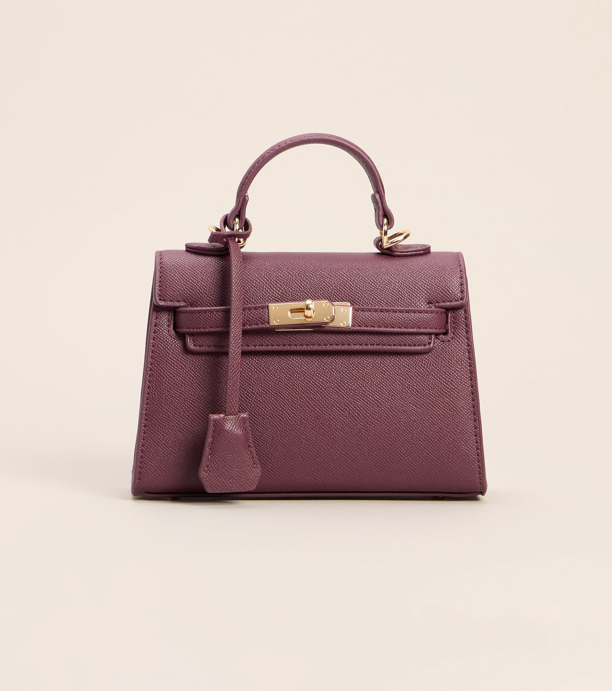 Little Luxe Twist Lock Mini Satchel Bag