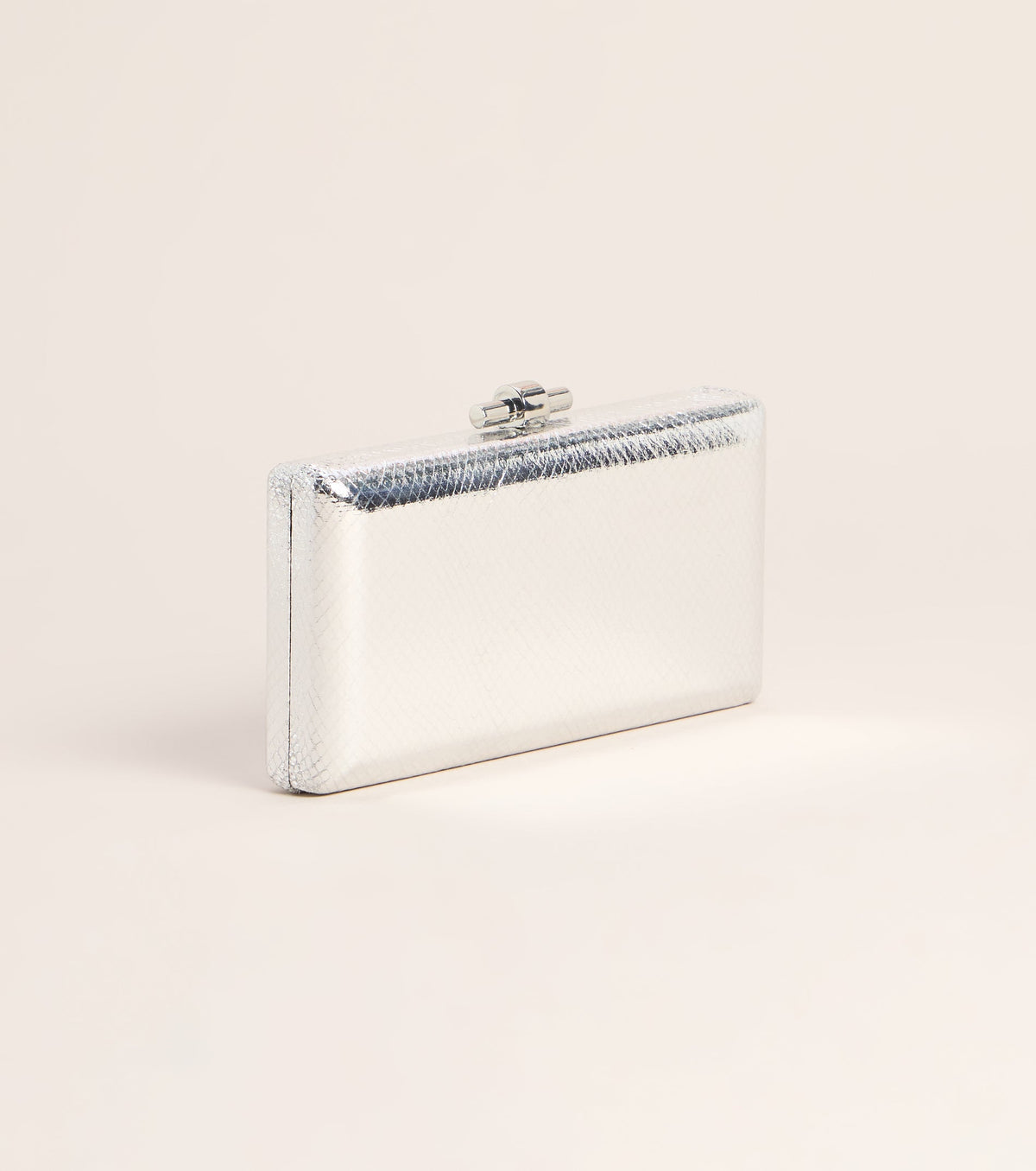 Chic Plus One Metallic Snake Clutch