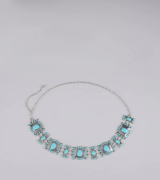 Cowgirl Energy Concho Chain Belt