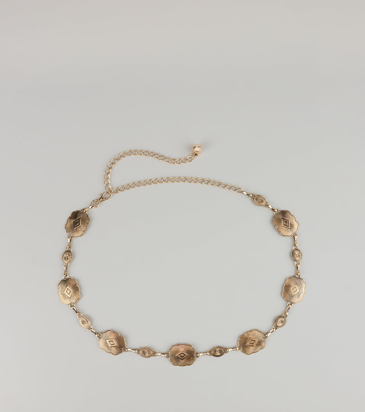 Cowgirl Core Concho Chain Belt