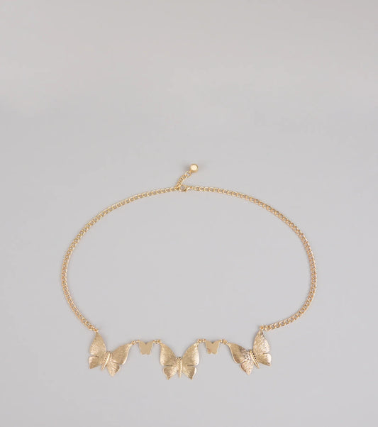 Chic Daydream Butterfly Chain Belt