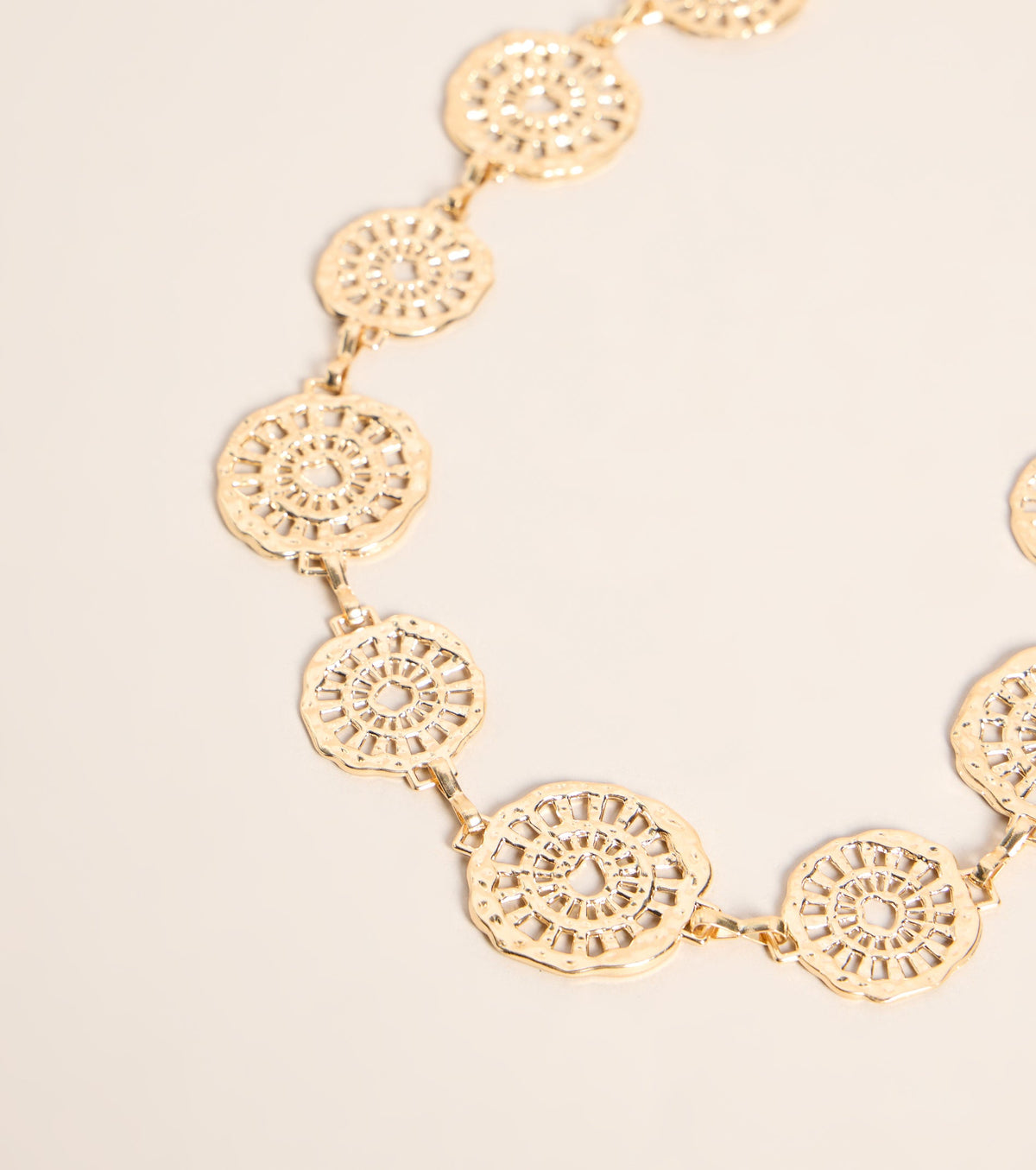 Linked in Shine Disc Chain Belt