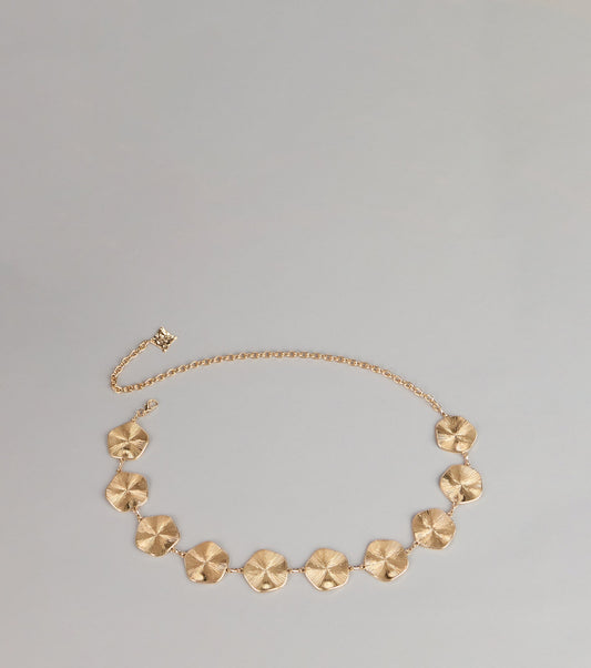 Golden Intent Textured Disc Chain Belt
