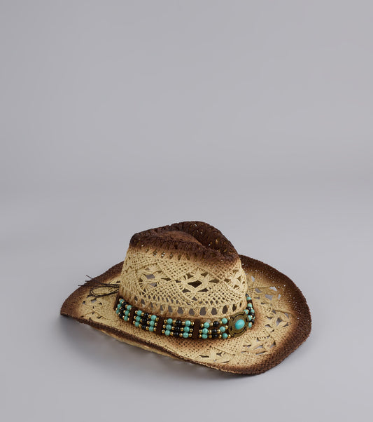 Yeehaw Energy Straw Cowboy Hat
