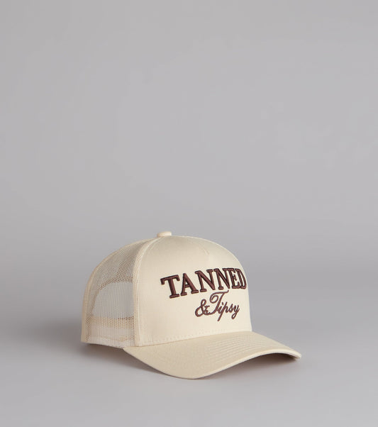 Tanned And Tipsy Trucker Hat