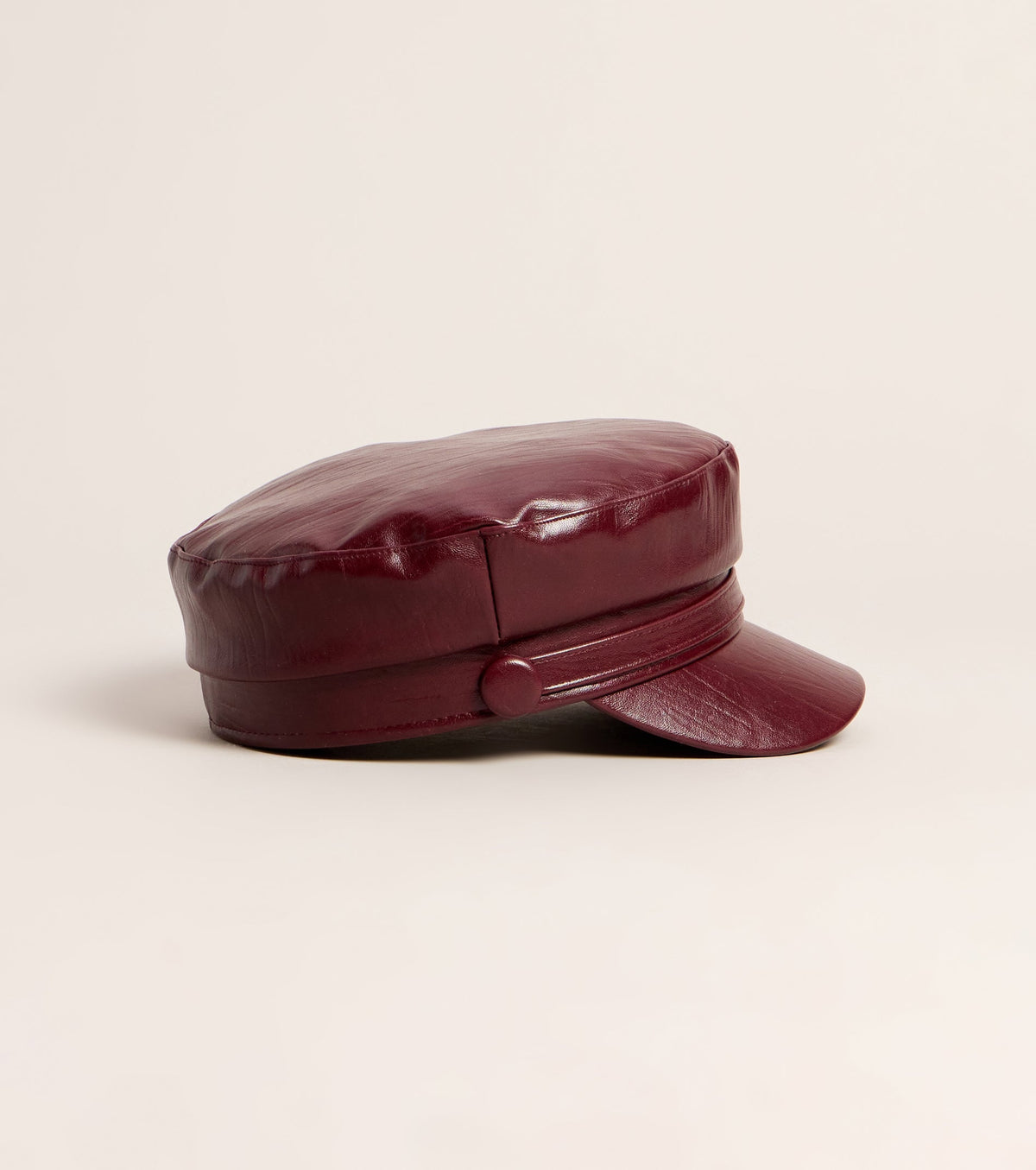 Everyday Edge Faux Leather Cabby Hat