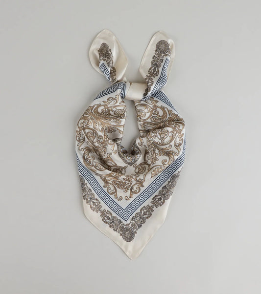 Soft Luxe Mosaic Satin Scarf