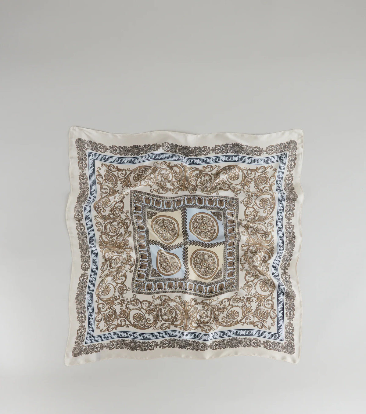 Soft Luxe Mosaic Satin Scarf
