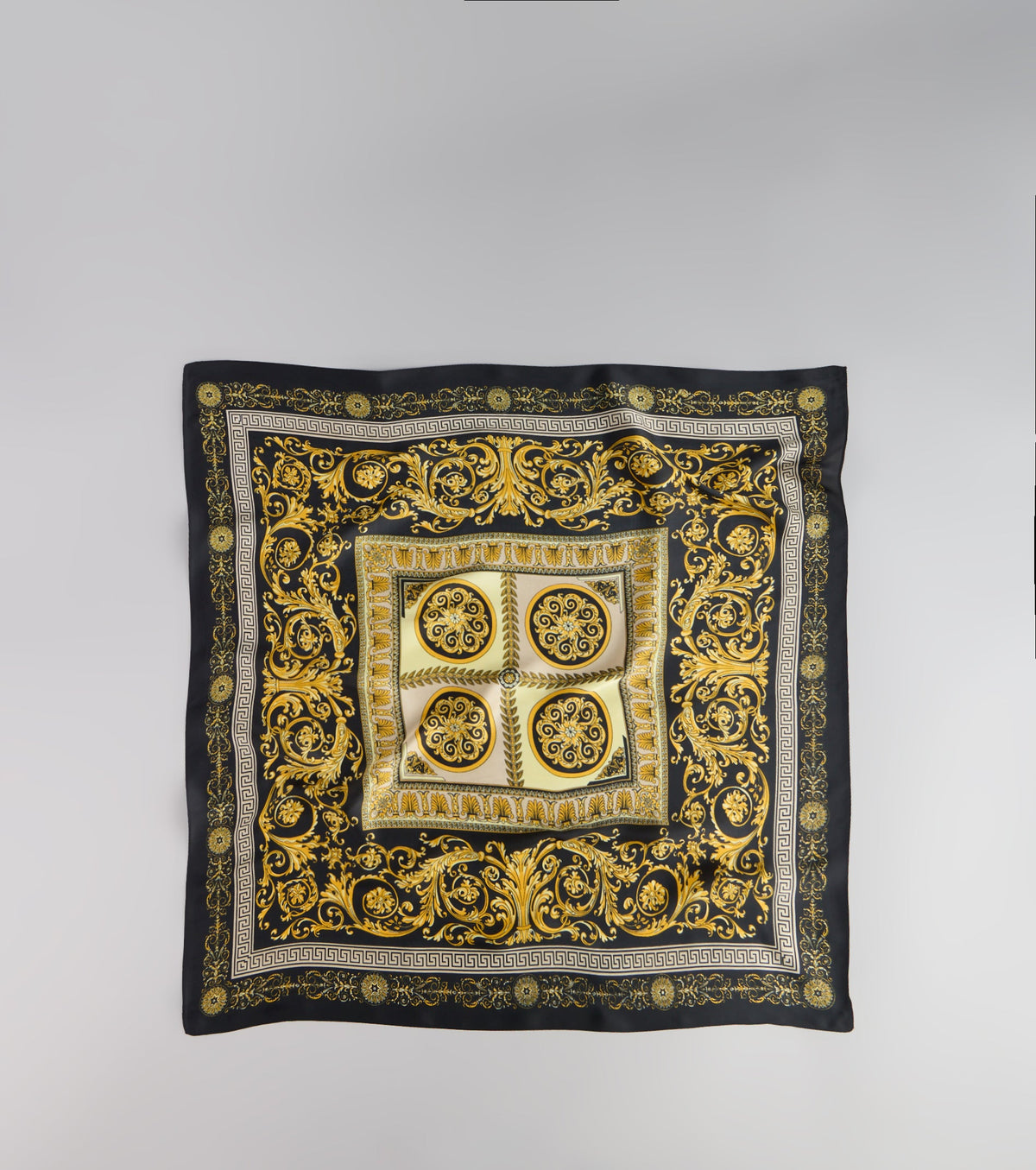 Soft Luxe Mosaic Satin Scarf