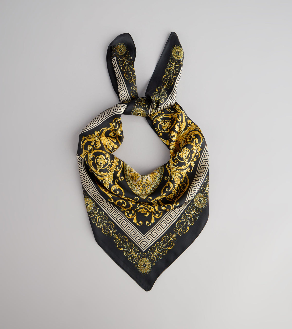 Soft Luxe Mosaic Satin Scarf