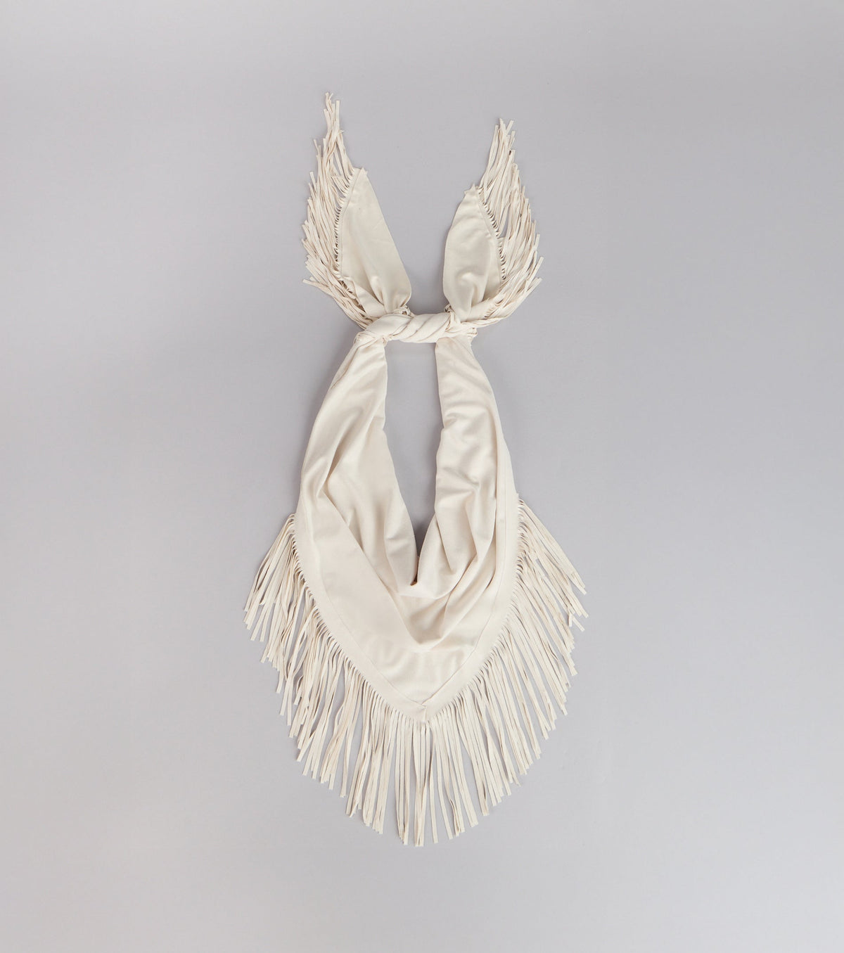 Fringe Factor Faux Suede Scarf