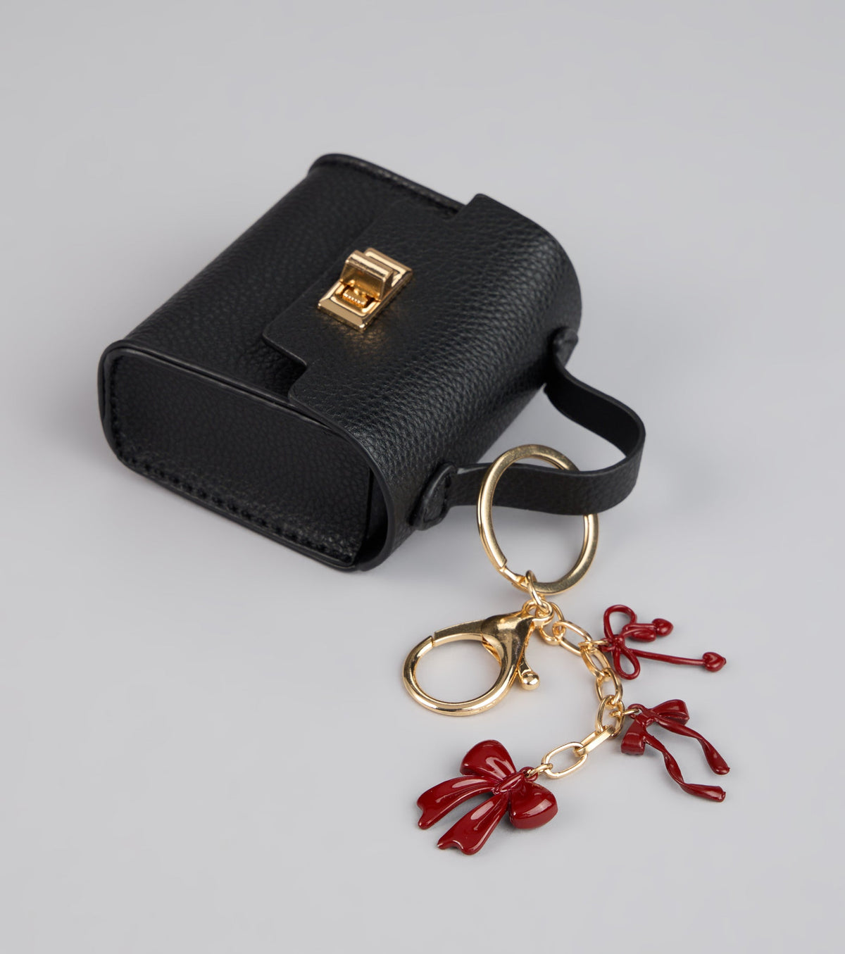 Petite Luxe Purse Bow Keychain