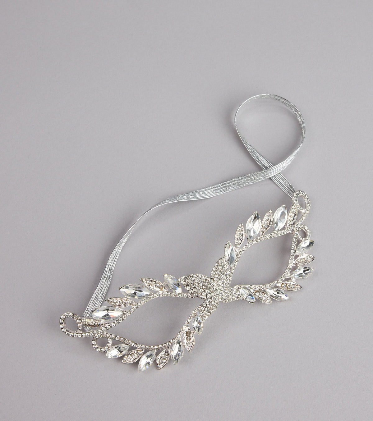 Midnight Sparkle Rhinestone Masquerade Mask