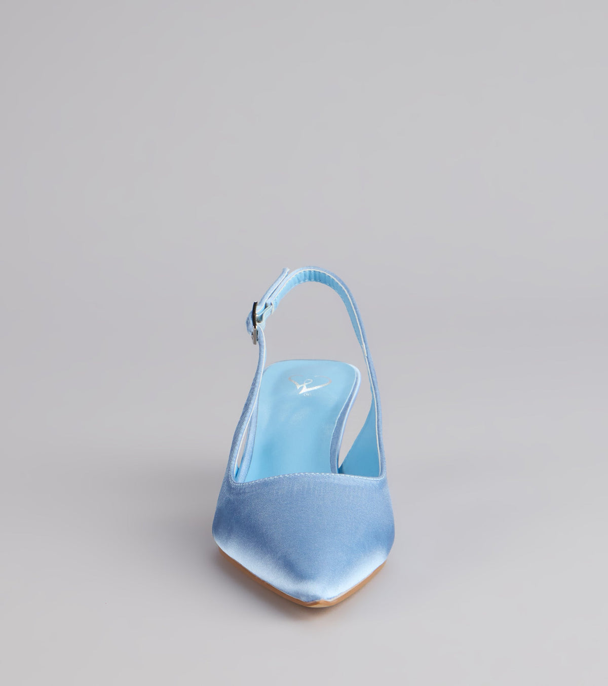 Princess Calling Satin Slingback Heels