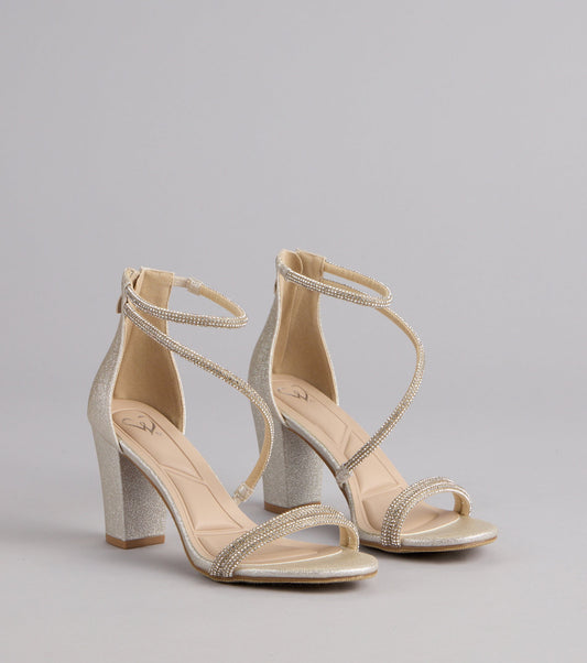 Starlight Steps Strappy Block Heels