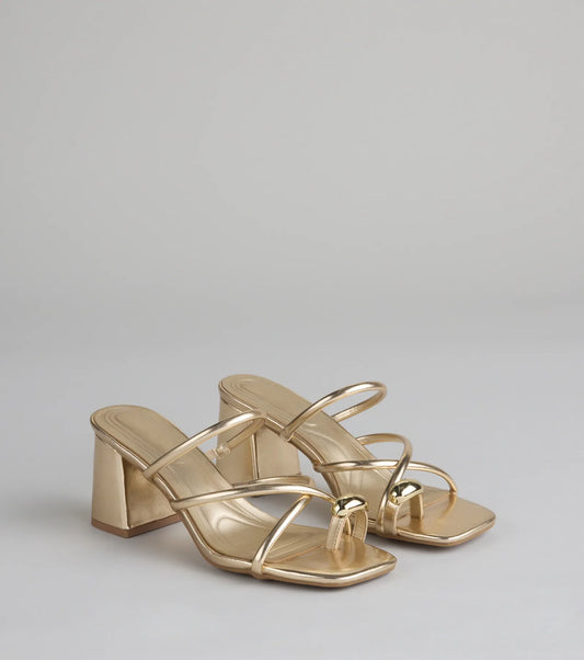 Walking Pretty Toe Ring Heels