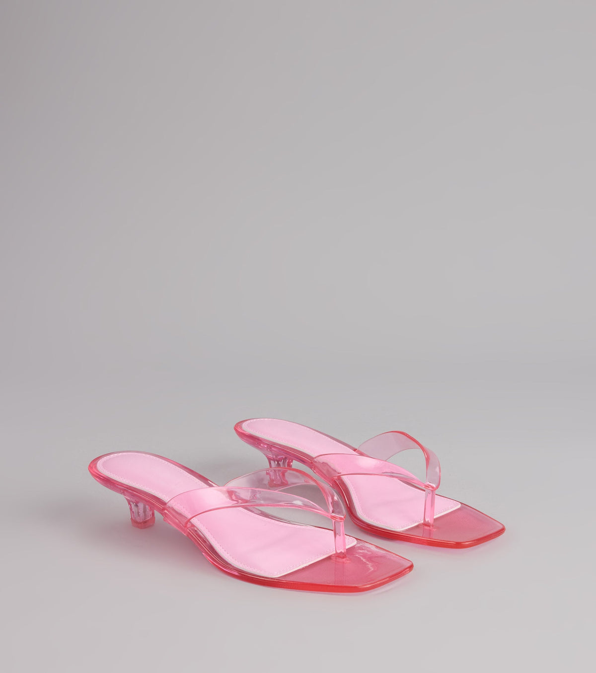 Throwback Glow Jelly Kitten Heels