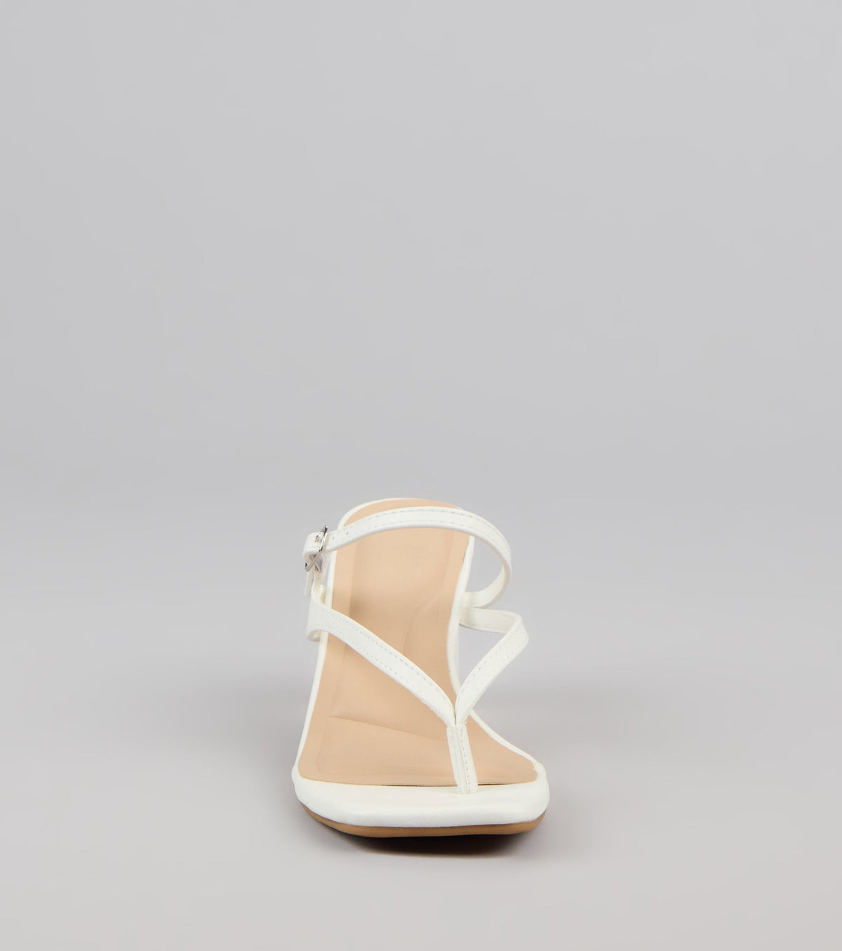 Strap In Thong Buckle Mules