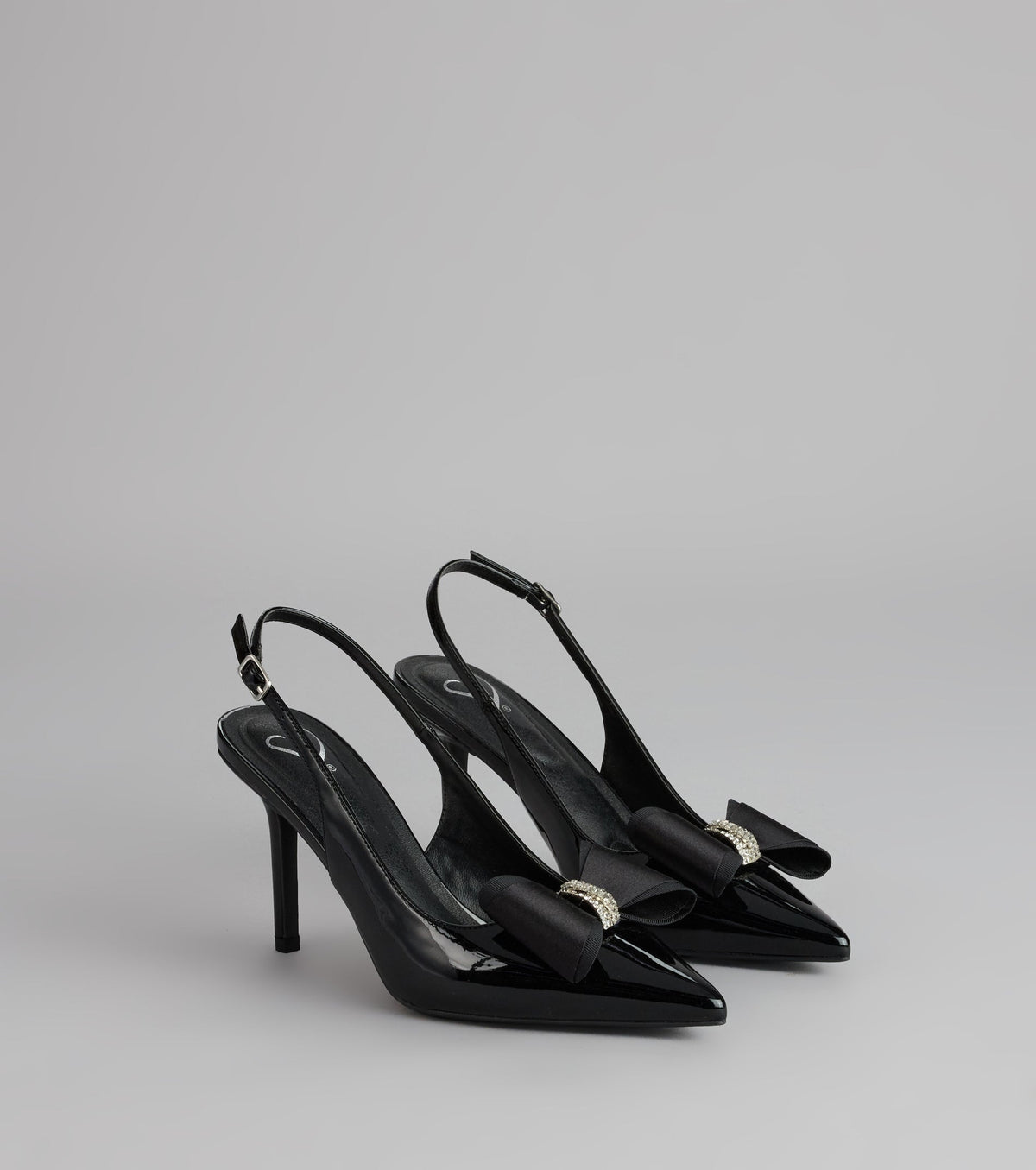 Sweet Step Bow Detail Slingback Pumps