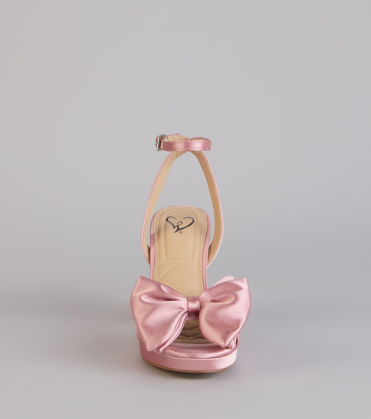 Put A Bow On It Satin Heels