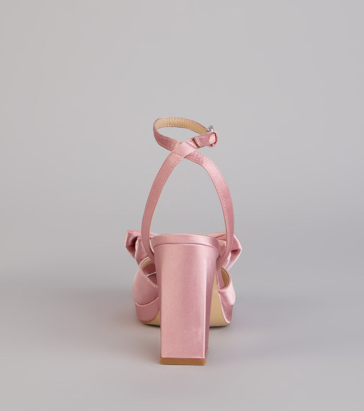 Put A Bow On It Satin Heels
