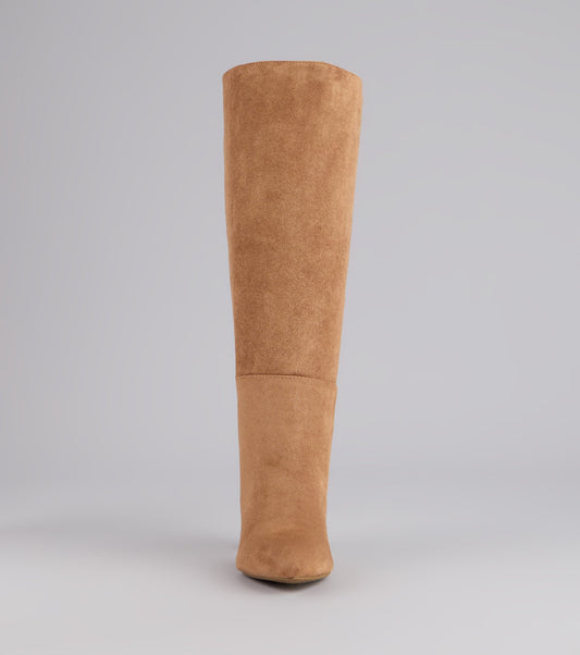 Fall For Me Wide Calf Knee-High Boots