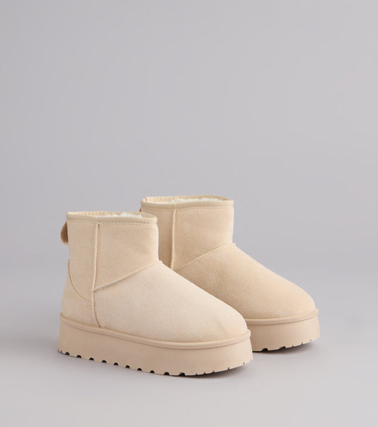 Toasty Steps Cozy Platform Booties