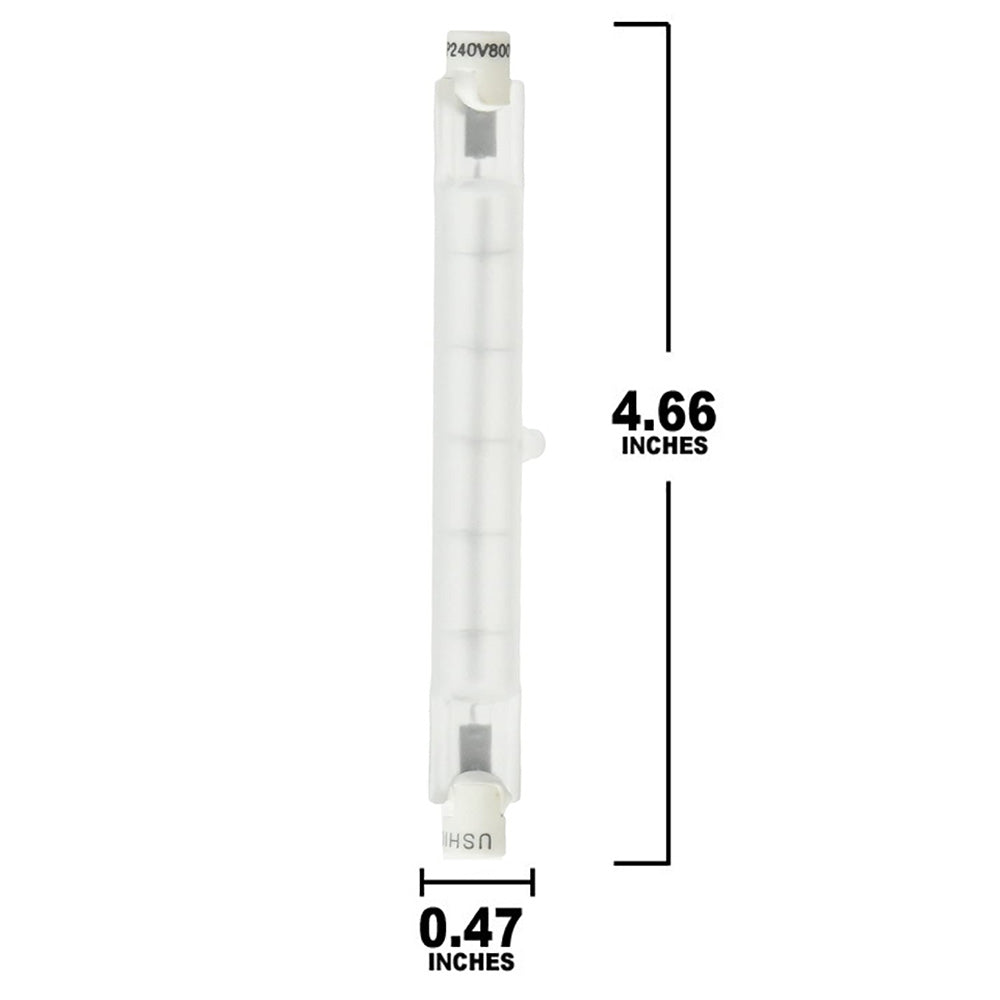 10PK - USHIO EMF - 1000329 - 800w 240v JP240V-800WCF R7S Base Halogen Bulb