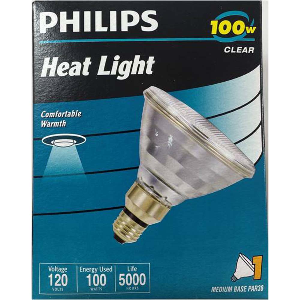 Philips 100W 120V PAR38 Heat Bulb 5000hr Halogen Bulb