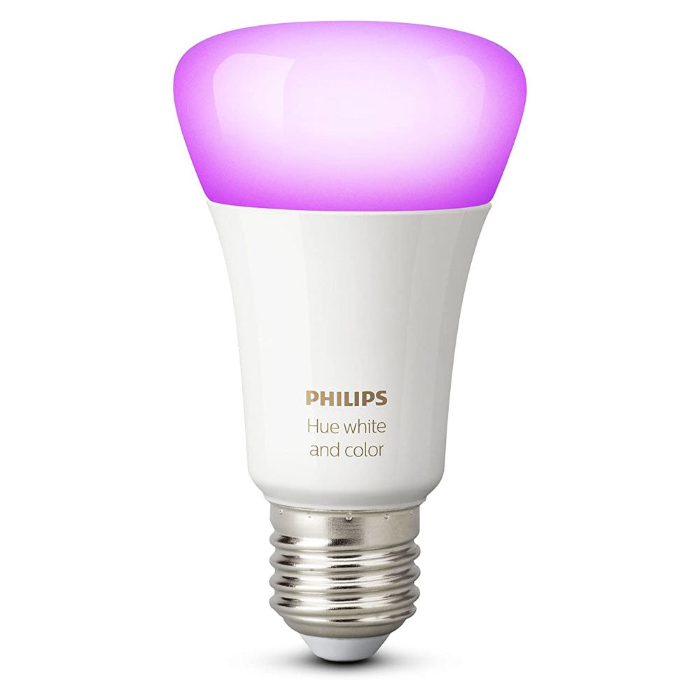 Philips Hue White and Color Ambiance A19 E26 Bluetooth & Zigbee LED Smart Bulb