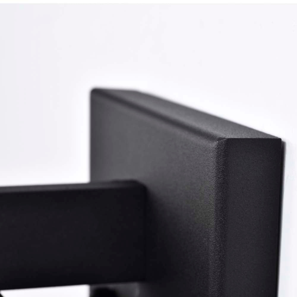 Vernal Large Wall Lantern Matte Black with Clear Water Glass