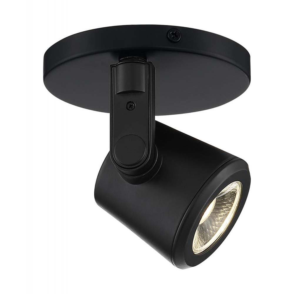 12w LED Taper Track-Light Back Monopoint 36 deg. Beam Angle 3000K Warm White
