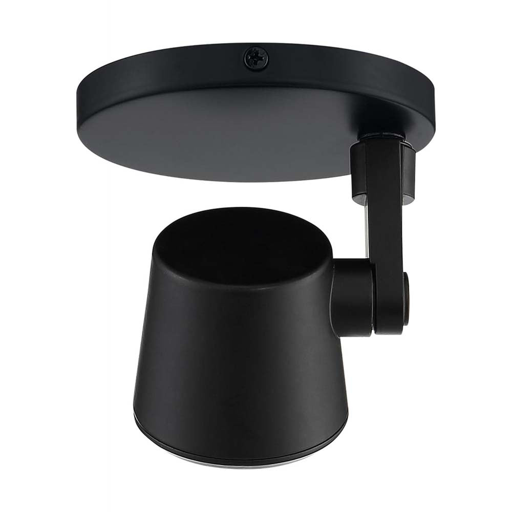12w LED Taper Track-Light Back Monopoint 36 deg. Beam Angle 3000K Warm White