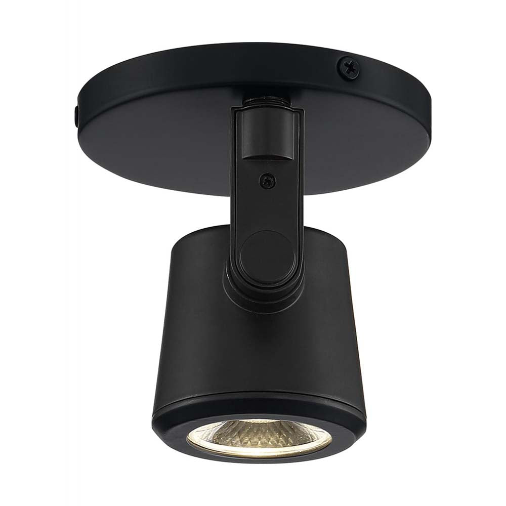 12w LED Taper Track-Light Back Monopoint 36 deg. Beam Angle 3000K Warm White